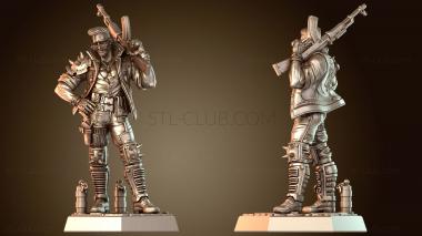 3D модель Курящий наездник (STL)