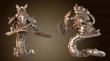 3D модель Змеи проворные (STL)