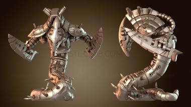 3D модель Змеи извивались (STL)