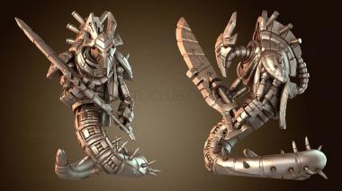 3D модель Змеи Глефа Злобные (STL)