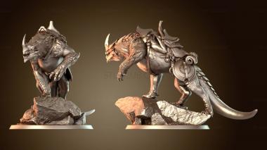 3D модель Седло «Рычание» (STL)