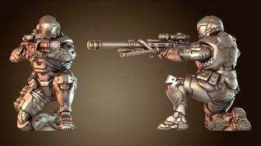 3D модель Снайпер Скрытный (STL)