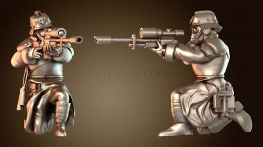 3D модель Снайпер KO Command Scope Rifleman (STL)