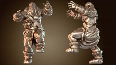 3D модель Снежный Циклоп Яростно Атакует (STL)