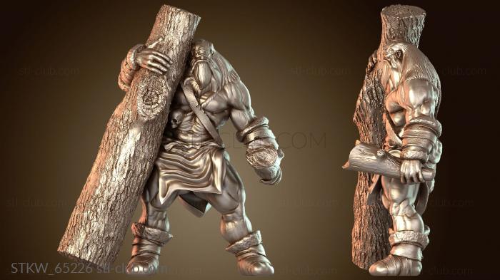 Military Снежный Циклоп Ствол Дерева Могучий