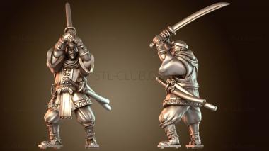 3D модель Сохэй Монах Мечник (STL)