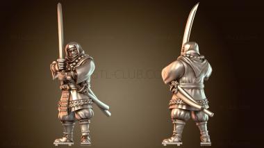 3D модель Монах-мечник Сохэй, несравненный (STL)