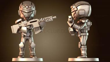 3D модель Sol Force Marine The Pit Board Game Stamped (STL)