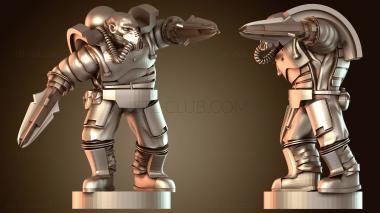 3D модель Солнечная Ауксилия Огрин в шлеме (STL)