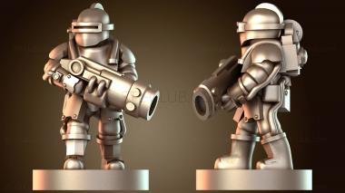 3D модель Солнечный Коммандокс (STL)