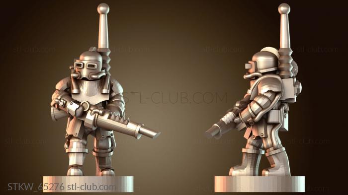 Military Солнечные коммуникационные солдаты связаны