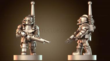 3D модель Солнечные коммуникационные солдаты связаны (STL)