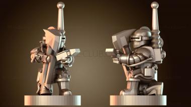 3D модель Солнечные элитные топорные коммуникации, закалённые (STL)