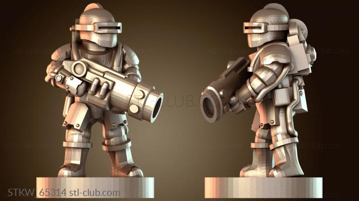 Military Солнечные элитные винтовки укрепились