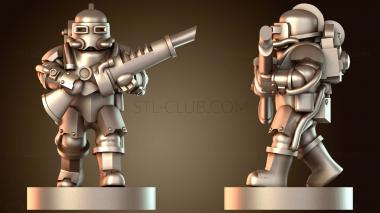 3D модель Солнечный десантник (STL)