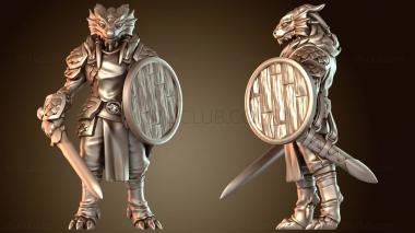 3D модель Солдат защищён (STL)