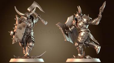 3D модель Бег с солдатским топором (STL)