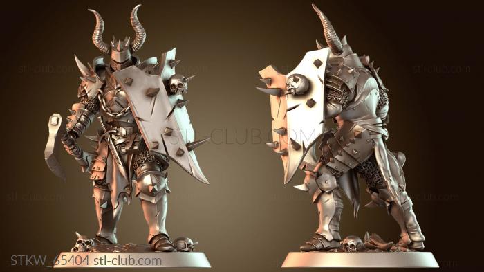 Подставка для солдатского топора, блок щита