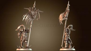 3D модель Солдатское знамя охраняется (STL)