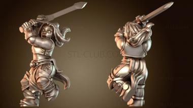 3D модель Солдат Защитник (STL)