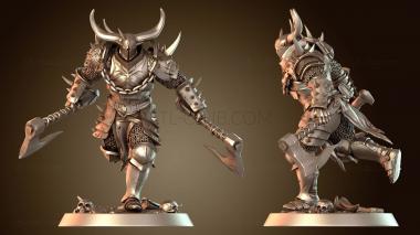 3D модель Солдат Dual Axe Run Elite (STL)