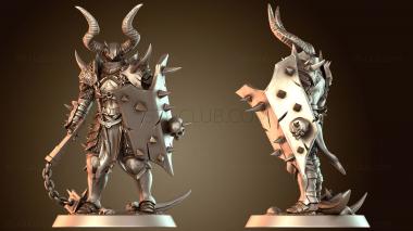 3D модель Солдат-цеповщик (STL)