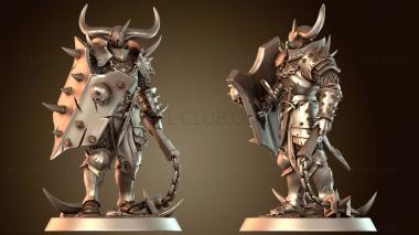 3D модель Солдатская стойка с цепом (STL)