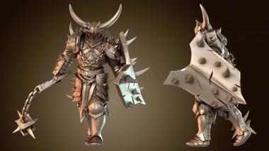 3D модель Прогулка с солдатским цепом (STL)