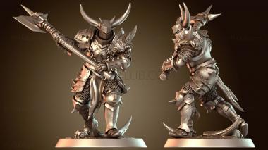 3D модель Атака большого топора солдата (STL)