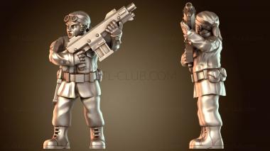 3D модель Солдат праздный (STL)