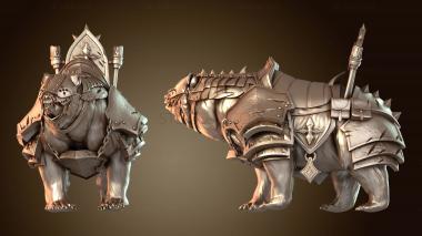 3D модель Солдатские часы-броня (STL)