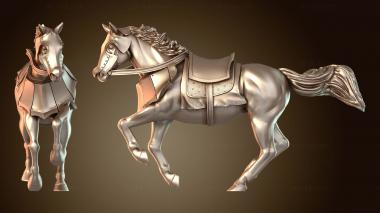 3D модель Солдаты Гонтана Лошадь А (STL)