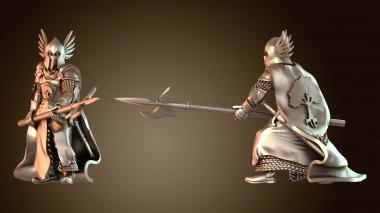 3D модель Солдаты Гонтана, гвардия короля А (STL)