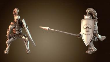 3D модель Солдаты Гонтана Найт А (STL)