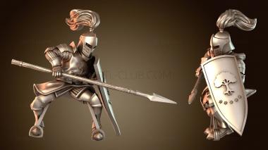 3D модель Солдаты Гонтана Найт Б (STL)