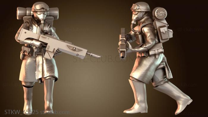 Military Солдаты Движущаяся Гвардия Лазган