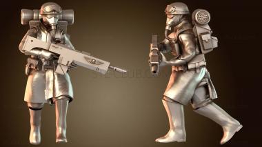 3D модель Солдаты Движущаяся Гвардия Лазган (STL)