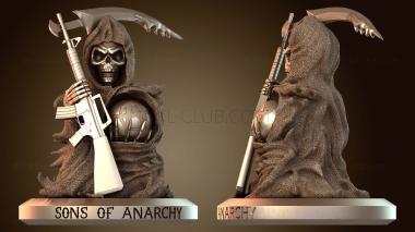 3D модель Воин Сынов Анархии (STL)