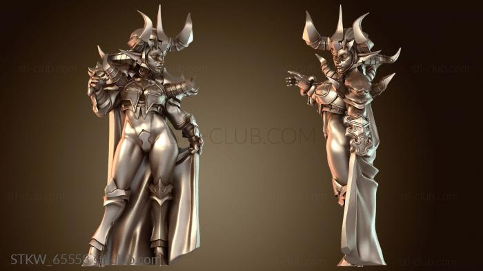 Military Волшебница Зелина с оружием