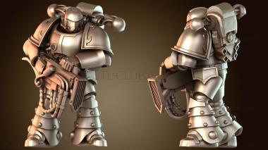 3D модель Звуковой воин свирепый (STL)