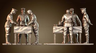 3D модель Советский солдат с ППШ (STL)