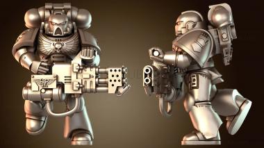 3D модель Космический эльф Шут Смерть Навкк (STL)