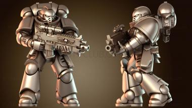 3D модель Космический Воин Заступник Бронированный (STL)