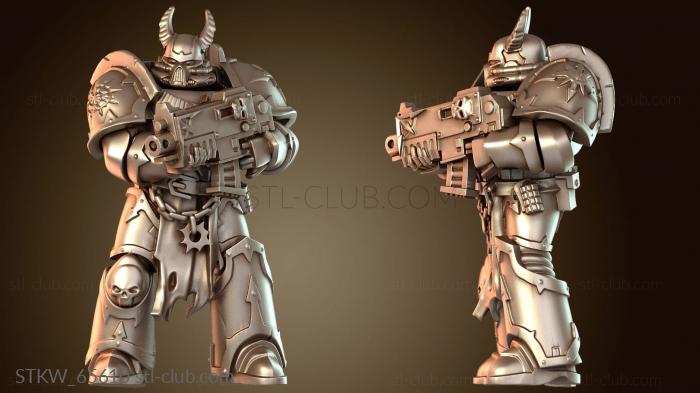 Космический воин с оружием CSM Legionnaire