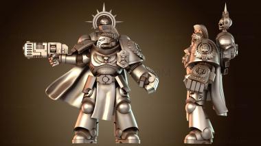 3D модель Капитан космических воинов (STL)