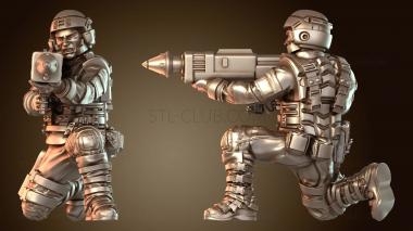 3D модель Космический защитник Браво (STL)