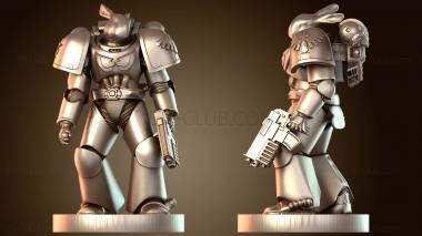 3D модель Космический кролик-авантюрист (STL)