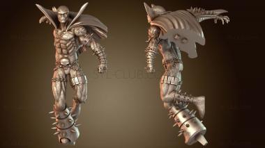 3D модель Спаун с Cape Vengeance (STL)