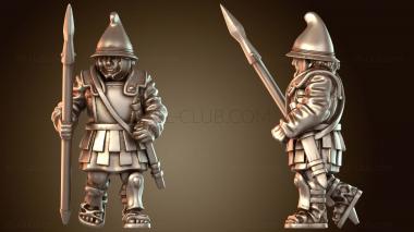 3D модель Копьеносец (STL)