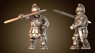 3D модель Ветеран-копейщик (STL)